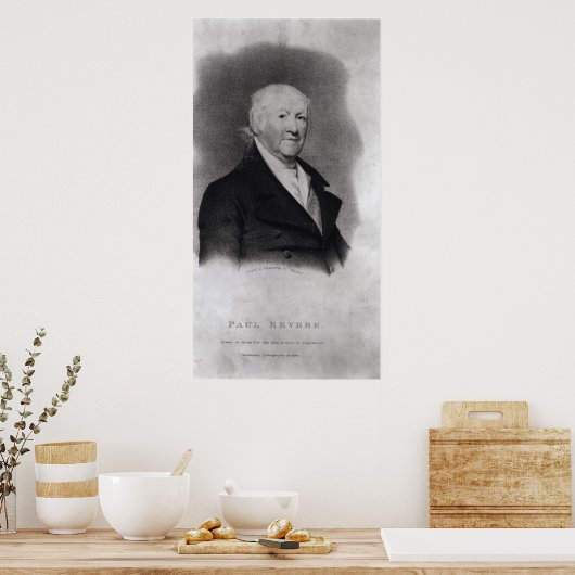 Poster Paul Revere, du "New England Magazine" (Cuisine)