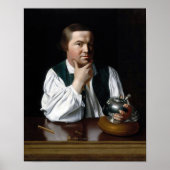 Poster Paul Revere Portrait - John Singleton Copley 1768 (Devant)