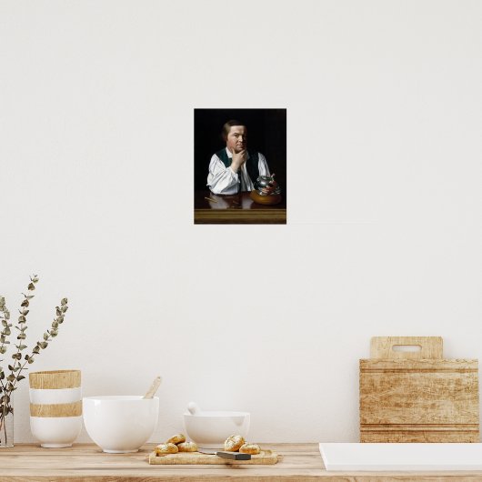 Poster Paul Revere Portrait - John Singleton Copley 1768 (Cuisine)