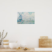 Poster Paul Signac - Canal d'Overschie (Cuisine)