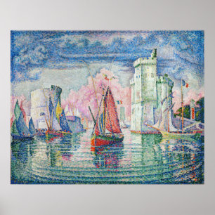 Poster Paul Signac - Entrée du port de La Rochelle