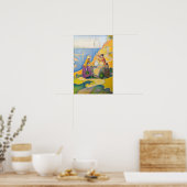 Poster Paul Signac - Femmes au puits (Cuisine)