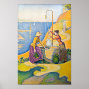 Poster Paul Signac - Femmes au puits