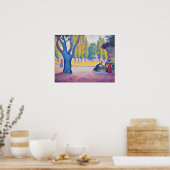 Poster Paul Signac - Fontaine des Lices, Saint-Tropez (Cuisine)