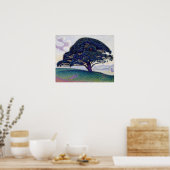 Poster Paul Signac - Le pin Bonaventure (Cuisine)