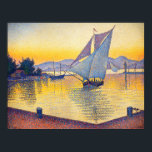 Poster Paul Signac - Le Port au coucher du soleil, Opus 2<br><div class="desc">Le Port au coucher du soleil, Opus 236 (Saint-Tropez) / Le Port au soleil couchant, Opus 236 (Saint-Tropez) - Paul Signac, Huile sur toile, 1892</div>
