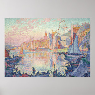 Poster Paul Signac - Le Port de Saint-Tropez