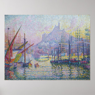 Poster Paul Signac - Notre-Dame de la Garde, Marseille