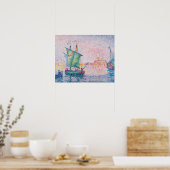 Poster Paul Signac - Venise, Le Nuage Rose (Cuisine)