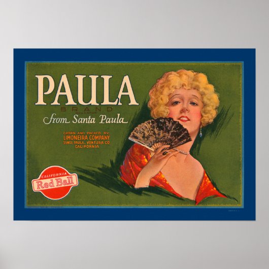 Poster Paula Brand de Père Noël Paula (Devant)