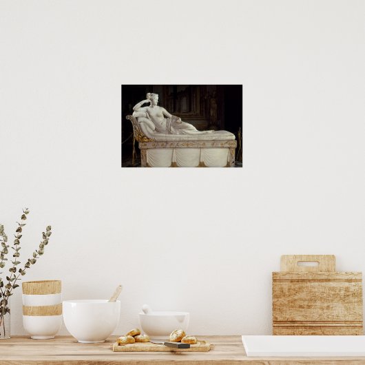 Poster Pauline Bonaparte en tant que Vénus Triumphant, c. (Cuisine)