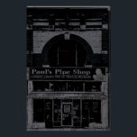 Poster Paul's Pipe Shop Building<br><div class="desc">Poster of Paul's Pipe Shop & Pipe hospital,  LLC Est. 1928</div>