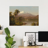 Poster Paumes de Tamaca le long de la rivière de (Bureau à domicile)
