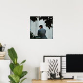 Poster Pause au mur (Bureau à domicile)