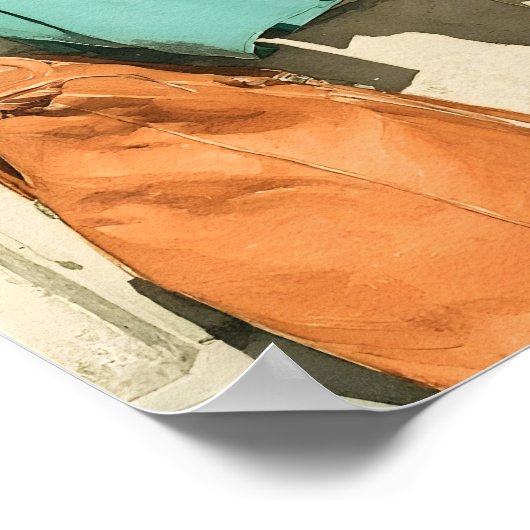 Poster Pause déjeuner (Coin)