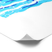 Poster Pause estivale Surf Waves Beach Photo de famille (Coin)