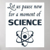Poster Pause pour un moment de science (Devant)