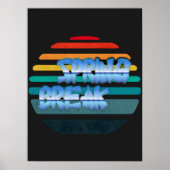 Poster Pause printemps vintage (Devant)