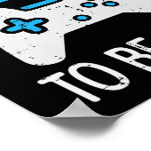 Poster Paused My Game Gamer Controller Gaming Boys Kids M (Coin)