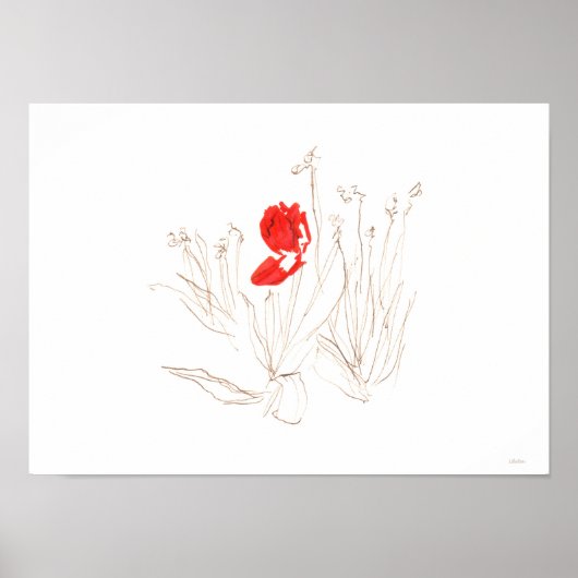 Poster Pauvre tulipe (Devant)