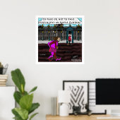 Poster Paver ou ne pas pave, voilà la question. (Bureau à domicile)