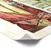 Poster Pavillon autrichien Alfons Mucha 1900 (Coin)