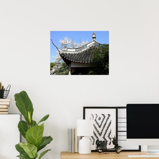 Poster Pavillon chinois (Bureau à domicile)