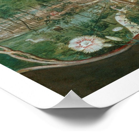 Poster Pavillon chinois dans un jardin anglais, 18ème siè (Coin)