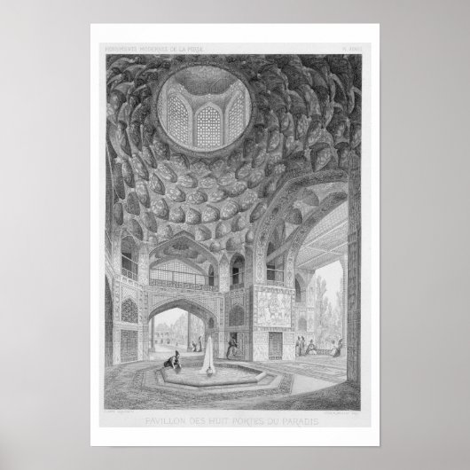 Poster Pavillon des Huit Paradis, à Ispahan, de (Devant)