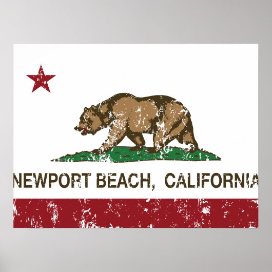 Poster Pavillon d'État de Californie Newport Beach (Devant)