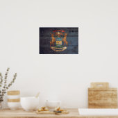 Poster Pavillon Old Wood Michigan (Cuisine)