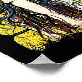 Poster Pavillon ukrainien à la mode Village des filles uk (Coin)