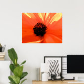 Poster Pavot orange (Bureau à domicile)