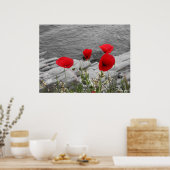Poster pavot rouge (Cuisine)
