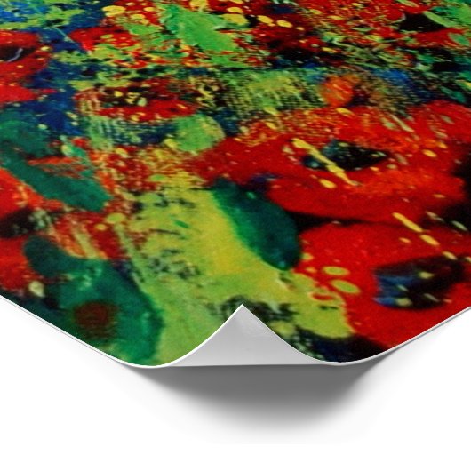 Poster Pavot rouge 78 (Coin)