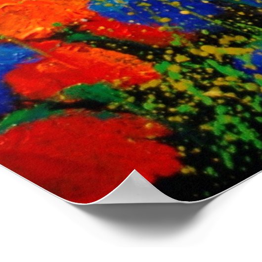 Poster pavot toscan 45 (Coin)