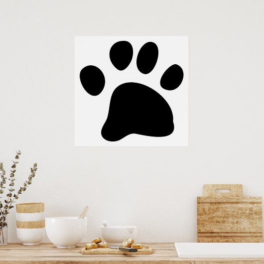 Poster Paw noir (Cuisine)