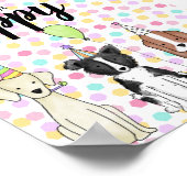 Poster Paw-ty Table Sign - adopter un chiot (Coin)