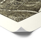 Poster Pawling, NY Carte panoramique - 1909 (Coin)