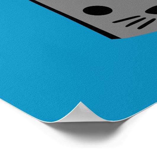 Poster Paws, Chat (Coin)