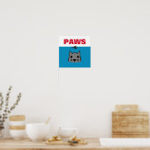 Poster Paws, Chat (Cuisine)