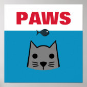 Poster Paws, Chat (Devant)