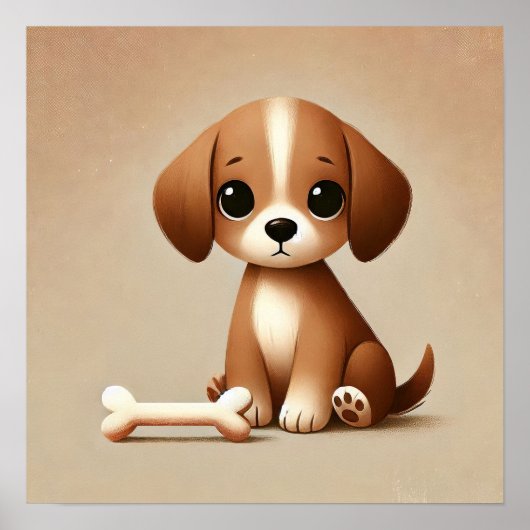 Poster Pawsome Pup (Devant)