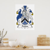Poster Paxton Family Crest (Cuisine)