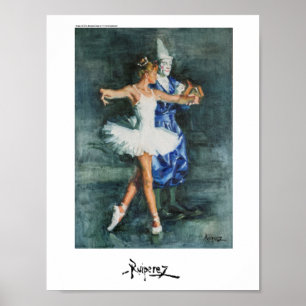 Poster Payaso y Bailarina, by Ruiperez