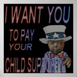 POSTER PAYER L'AIDE À L'ENFANT