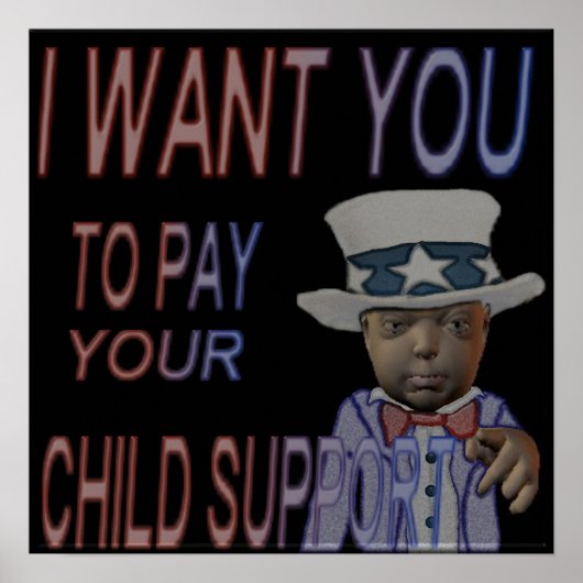 POSTER PAYER L'AIDE À L'ENFANT (Devant)