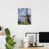 Poster Pays-Bas (alias Holland), Kinderdijk. 19 (Bureau à domicile)