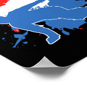 Poster Pays-Bas Flag Snowboard - Dutch Snowboard (Coin)