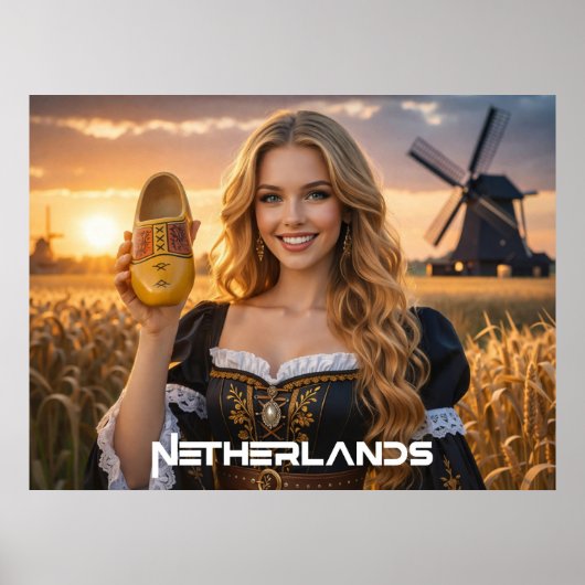 POSTER PAYS-BAS - NÉERLANDAIS (Devant)